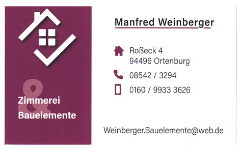 Zimmerei Bauelemente Weinberger